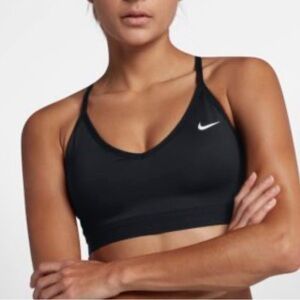 Nike Women's Indy V-Neck Sports Bra, Low Impact, Padded
